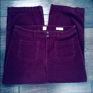 The GAP sailor style corduroy pants. Size 16